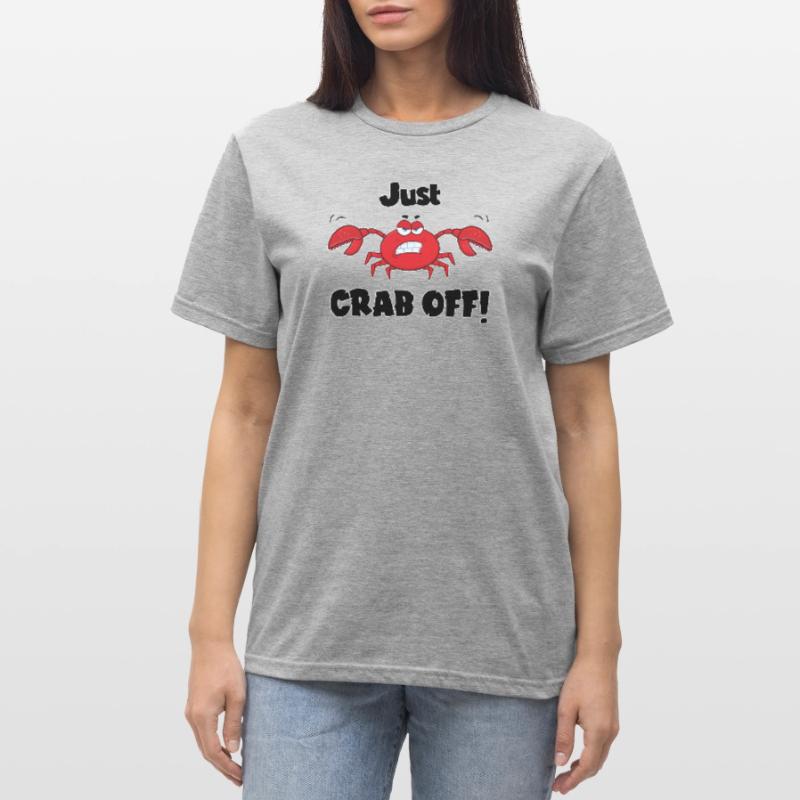 Einfach abhacken! - Eine gefährliche Krabbe, oder vielleicht eine lustige? Unisex Polycotton T-Shirt