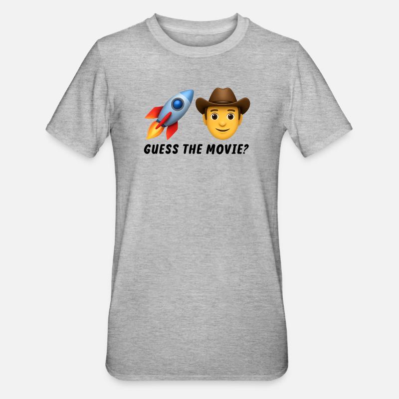 Roboter Hund Superhelden Motiv - Unisex Polycotton T-Shirt - Grau meliert