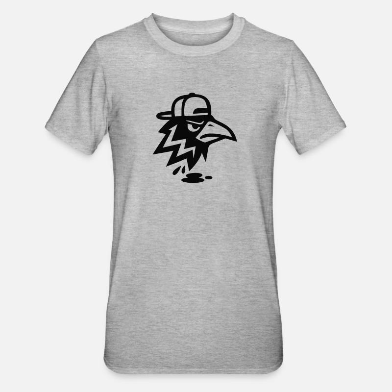 A9CF2DB2-6152-4C26-82F6-87A4A07A00F9 - T-shirt polycoton Unisexe - gris chiné