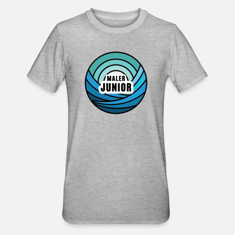 Junior Painter Apprentice Successor Child Painter's Son - Unisex Polycotton T-Shirt - heather grey