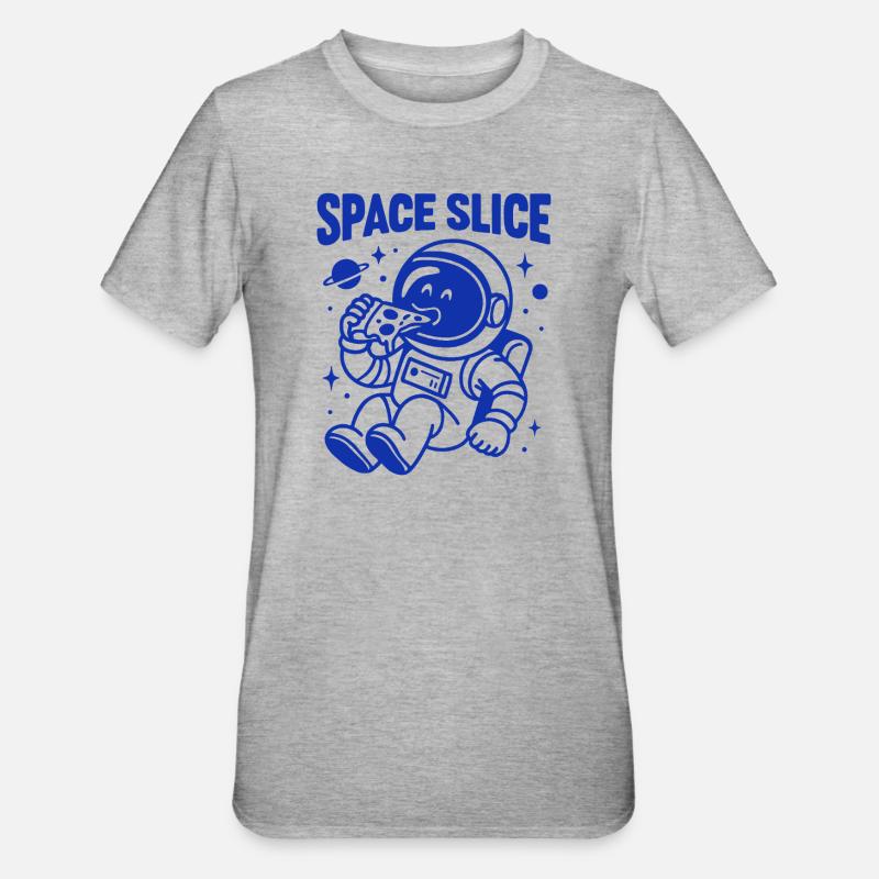 Conception de bébé astronaute de l’espace - T-shirt polycoton Unisexe - gris chiné