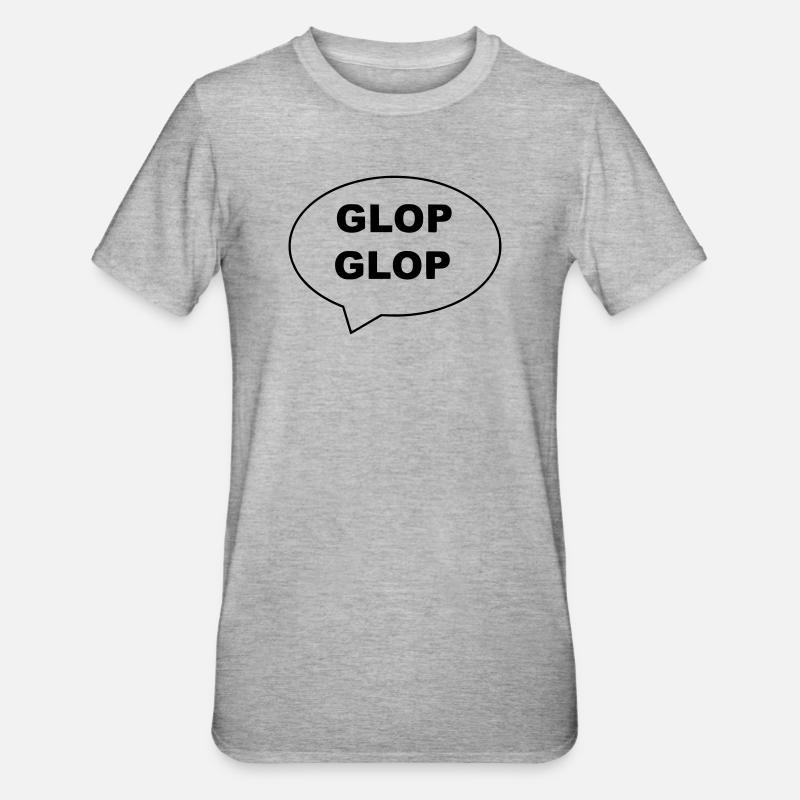 glop - T-shirt polycoton Unisexe - gris chiné