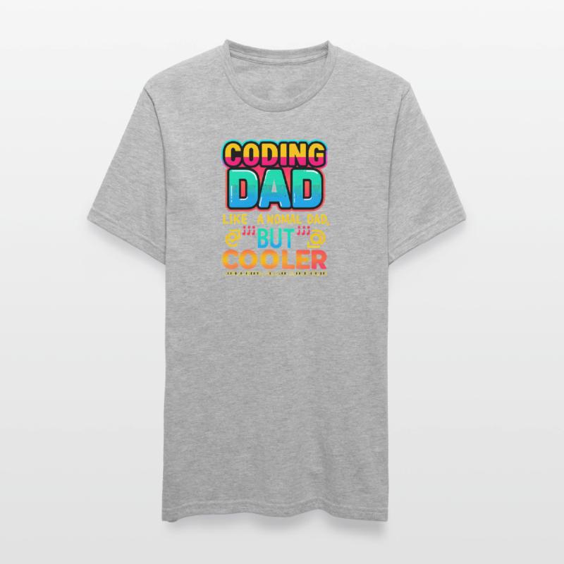 Coding Dad Cooler, Programmer  Unisex Polycotton T-Shirt