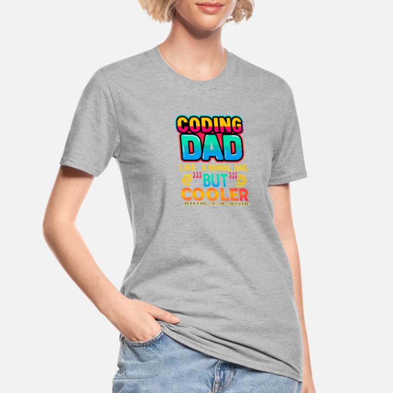 Coding Dad Cooler, Programmer  Unisex Polycotton T-Shirt