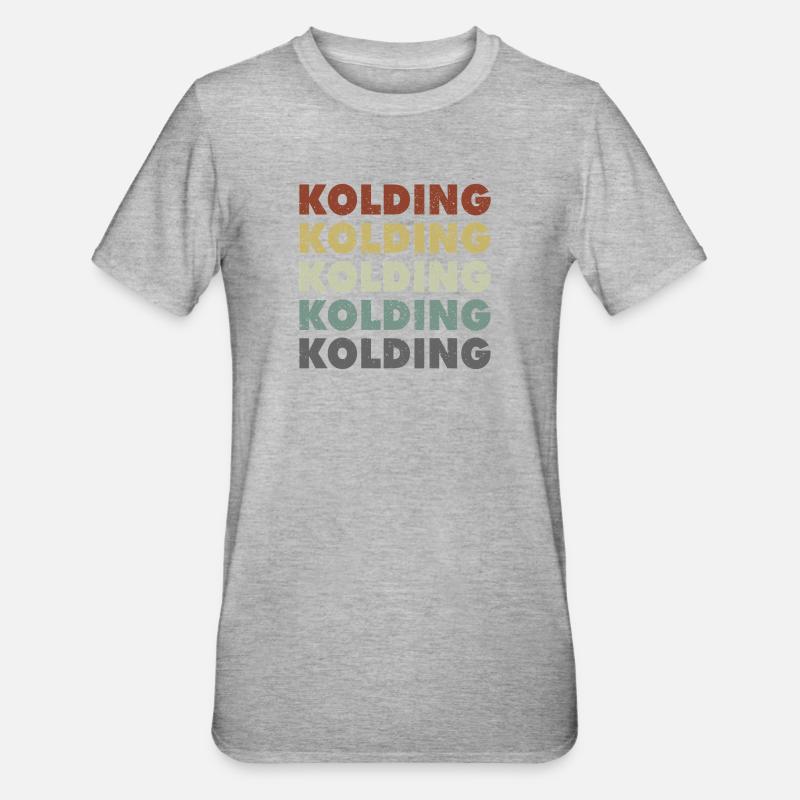 Kolding - Danemark - Danemark - Scandinavie - T-shirt polycoton Unisexe - gris chiné