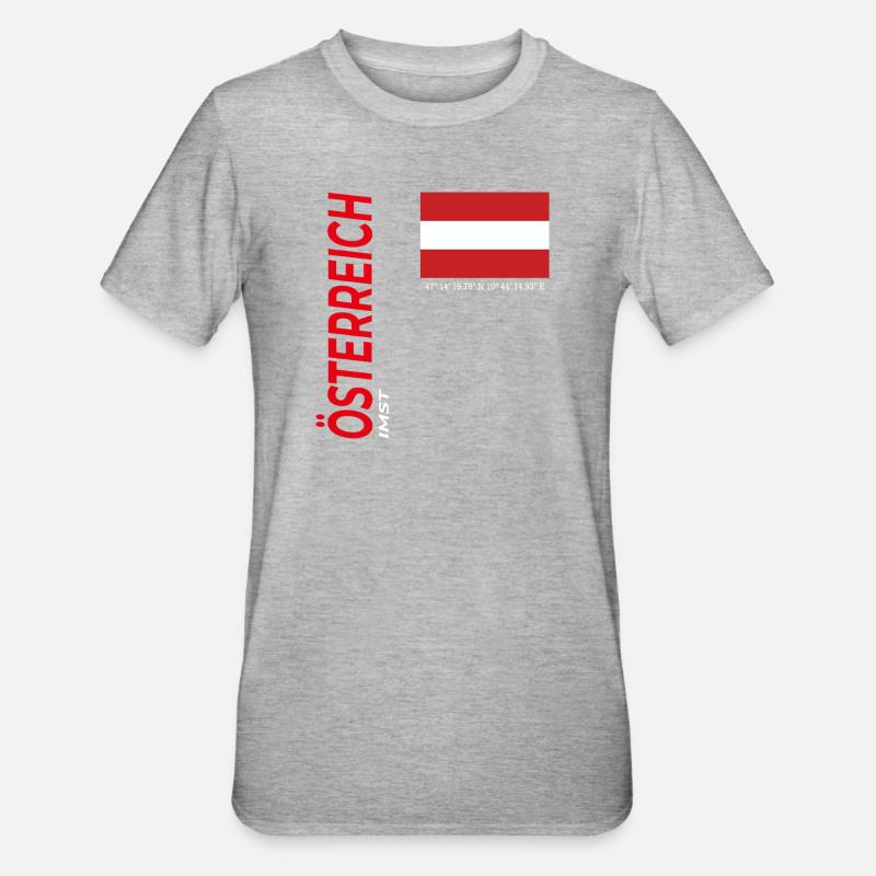 Imst - T-shirt polycoton Unisexe - gris chiné