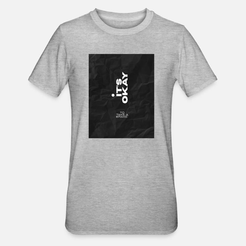 SILENZ - Unisex Polycotton T-Shirt - heather grey