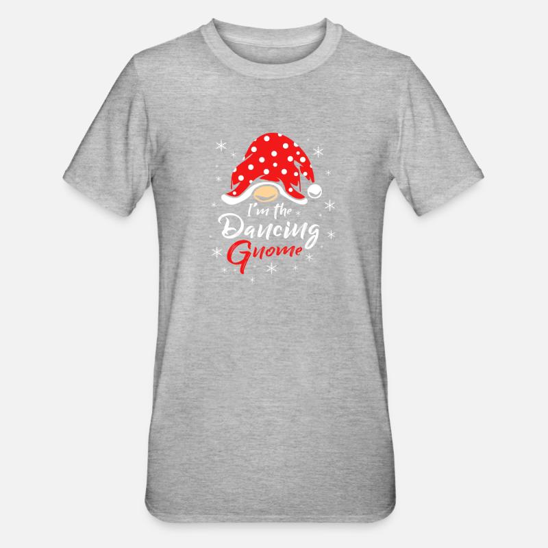 Danse des gnomes - T-shirt polycoton Unisexe - gris chiné