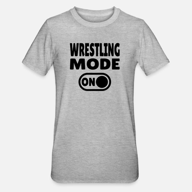 Mode lutte activé - T-shirt polycoton Unisexe - gris chiné