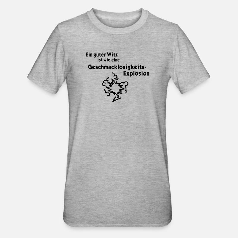 Explosion de l’insipidité - T-shirt polycoton Unisexe - gris chiné