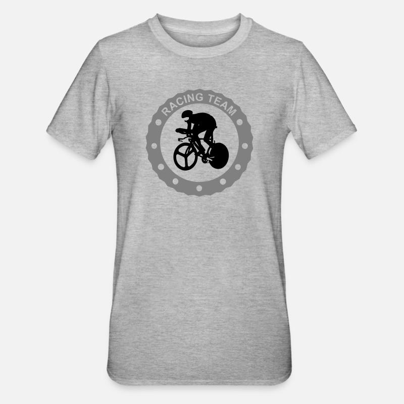 Équipe de course - T-shirt polycoton Unisexe - gris chiné