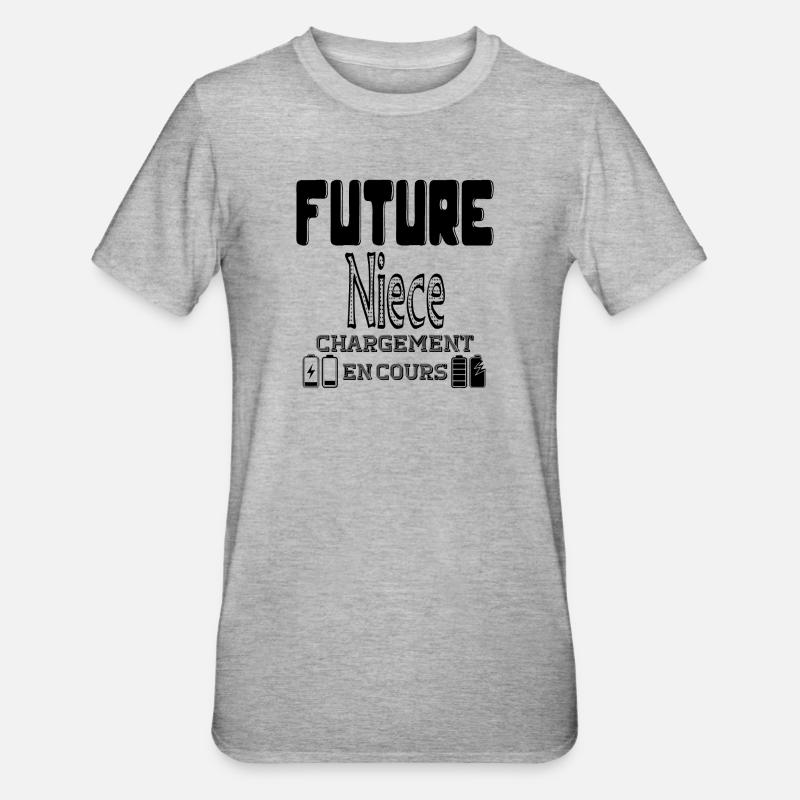 Future Niece Loading In Progress - Unisex Polycotton T-Shirt - heather grey
