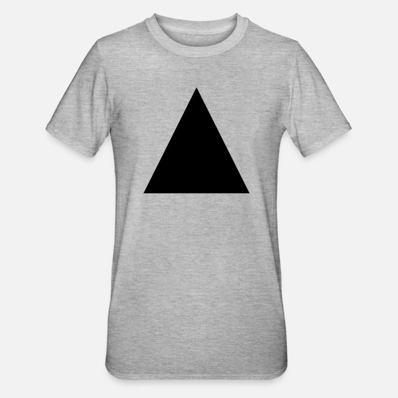 Triangle - T-shirt polycoton Unisexe - gris chiné