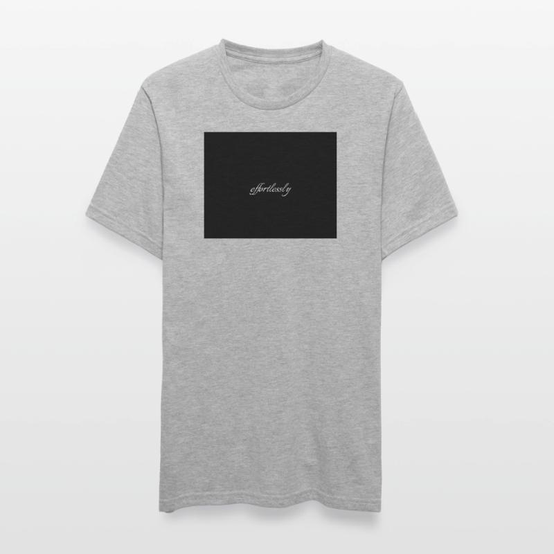 Effortlessly Elegant Script Typografie Unisex Polycotton T-Shirt
