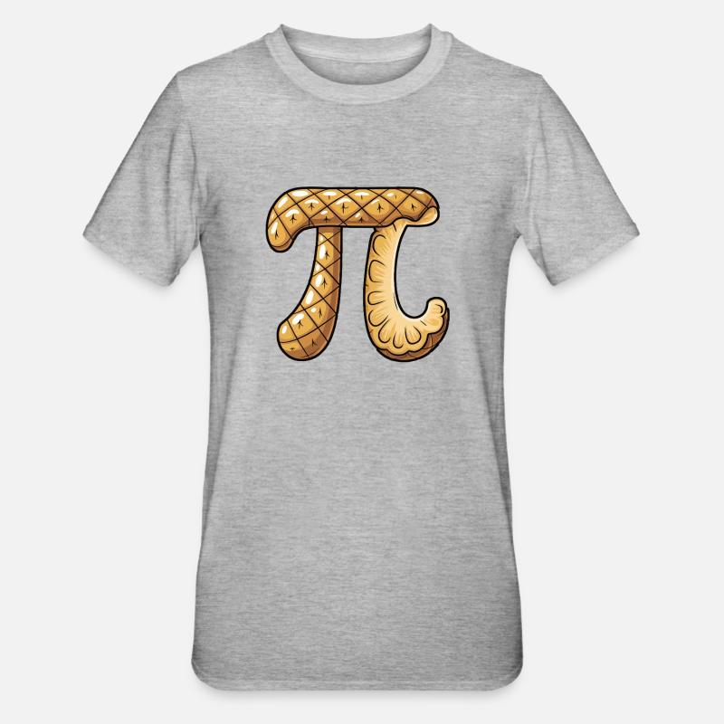 Ananas Pi Math - T-shirt polycoton Unisexe - gris chiné
