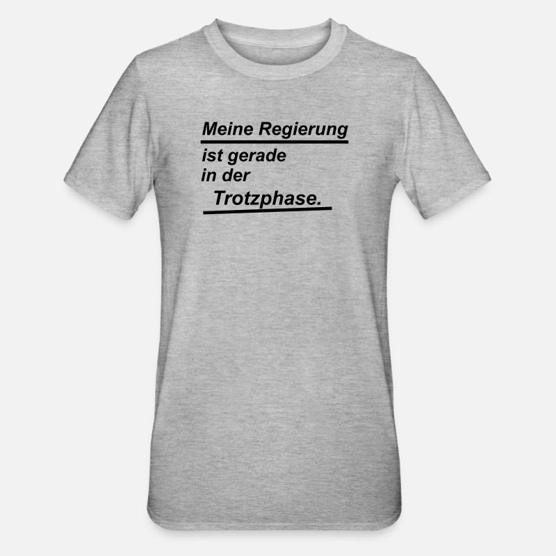 phase de défi - T-shirt polycoton Unisexe - gris chiné