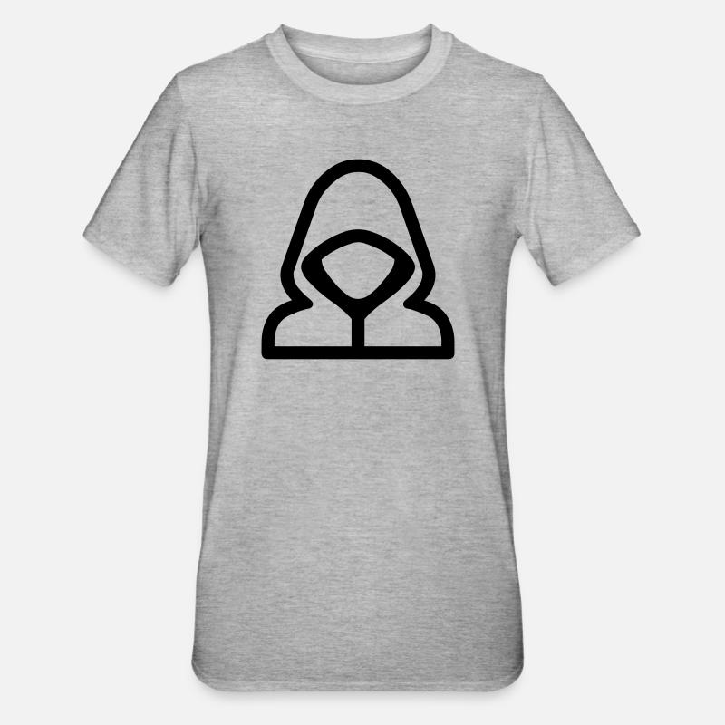 hacker - T-shirt polycoton Unisexe - gris chiné