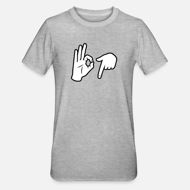 Tendance Six Seven - T-shirt polycoton Unisexe - gris chiné