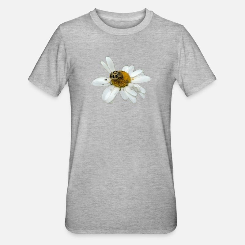 Bee chafer - Unisex Polycotton T-Shirt - heather grey