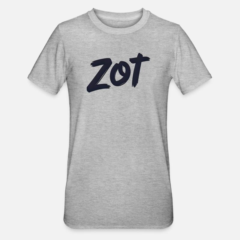 Zot – Flämisches Statement-Hemd - Unisex Polycotton T-Shirt - Grau meliert