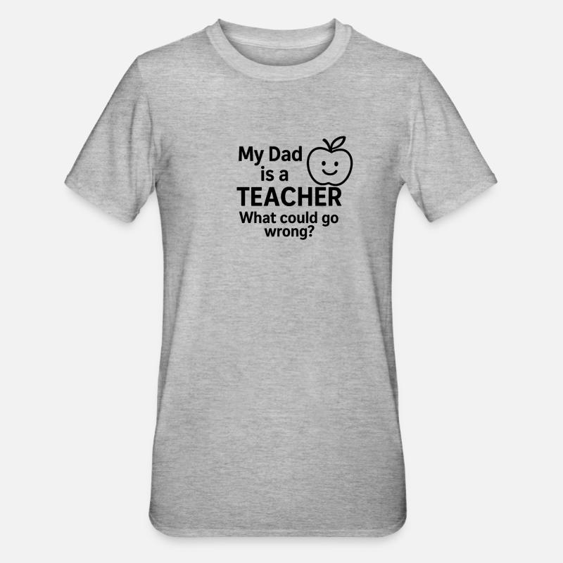 Diction joyeuse - T-shirt polycoton Unisexe - gris chiné