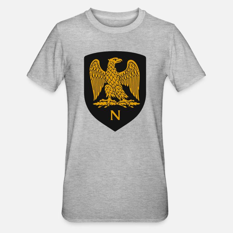 Eagle5 - Maglietta unisex, mix cotone e poliestere - grigio melange