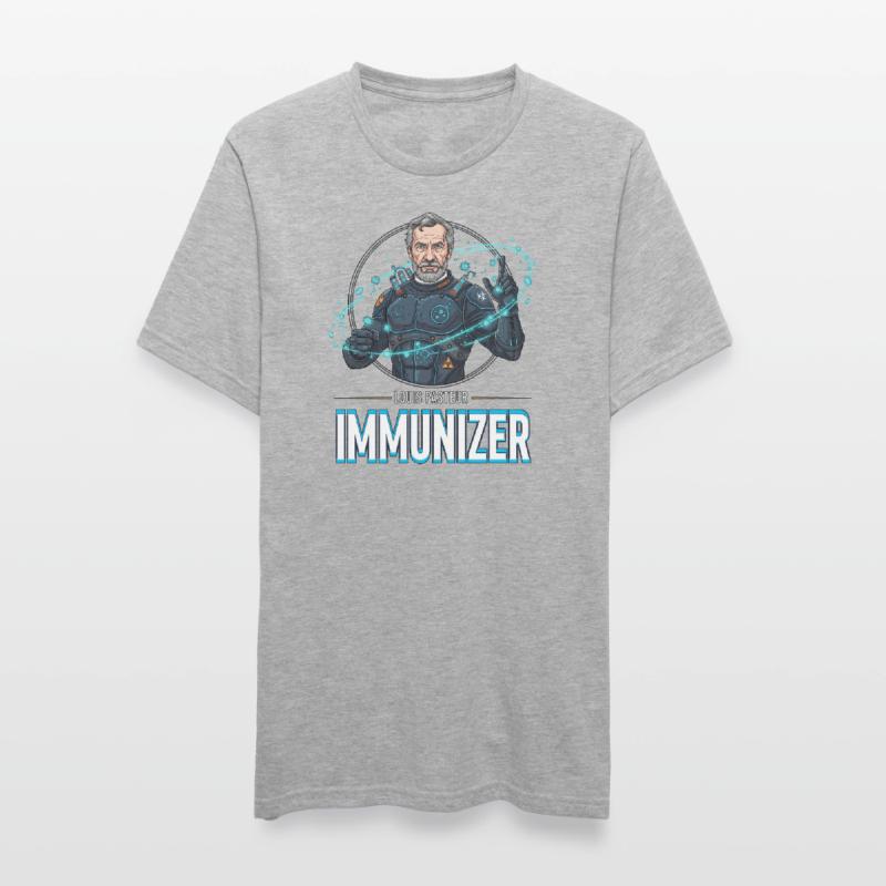 Pasteur Immunizer Armor T-shirt polycoton Unisexe