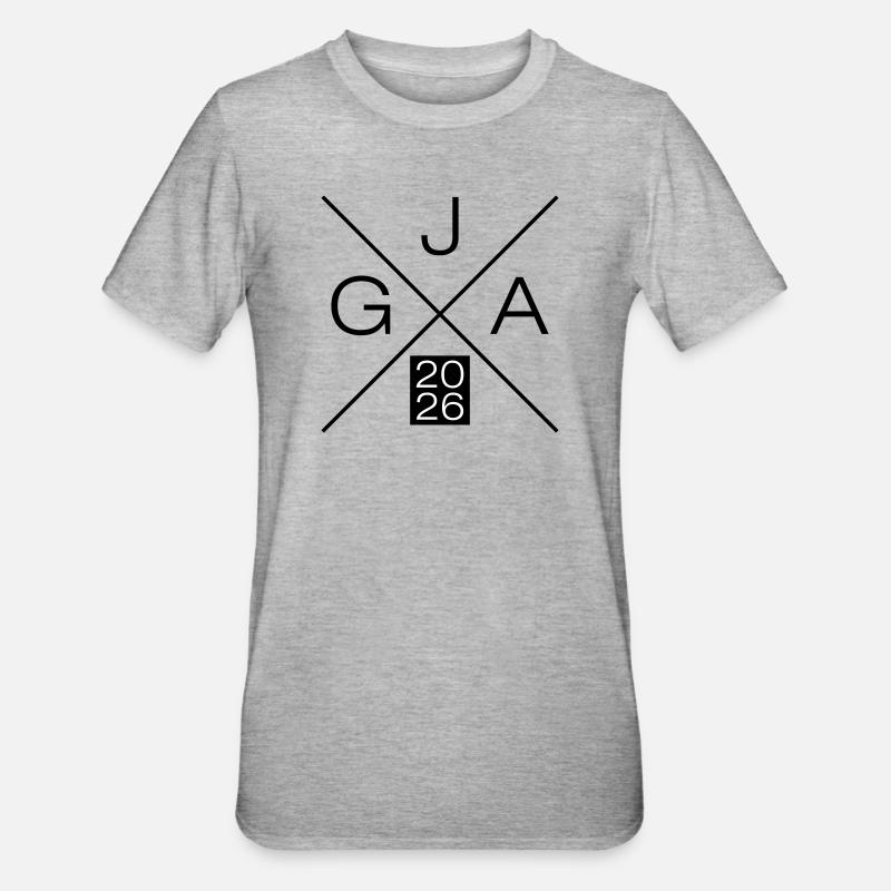 Enterrement de vie de garçon 2026 - T-shirt polycoton Unisexe - gris chiné
