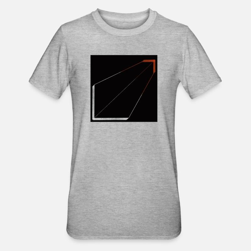 Structure silencieuse - T-shirt polycoton Unisexe - gris chiné