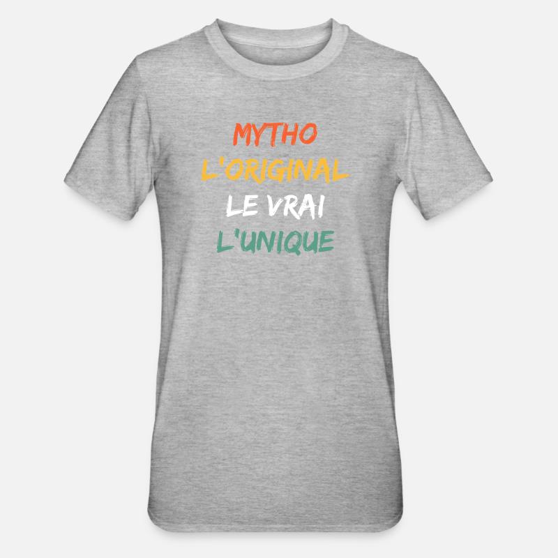 Mytho Original Le Vrai Unique - T-shirt polycoton Unisexe - gris chiné