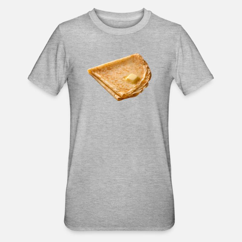 einfach Lecker - Unisex Polycotton T-Shirt - Grau meliert