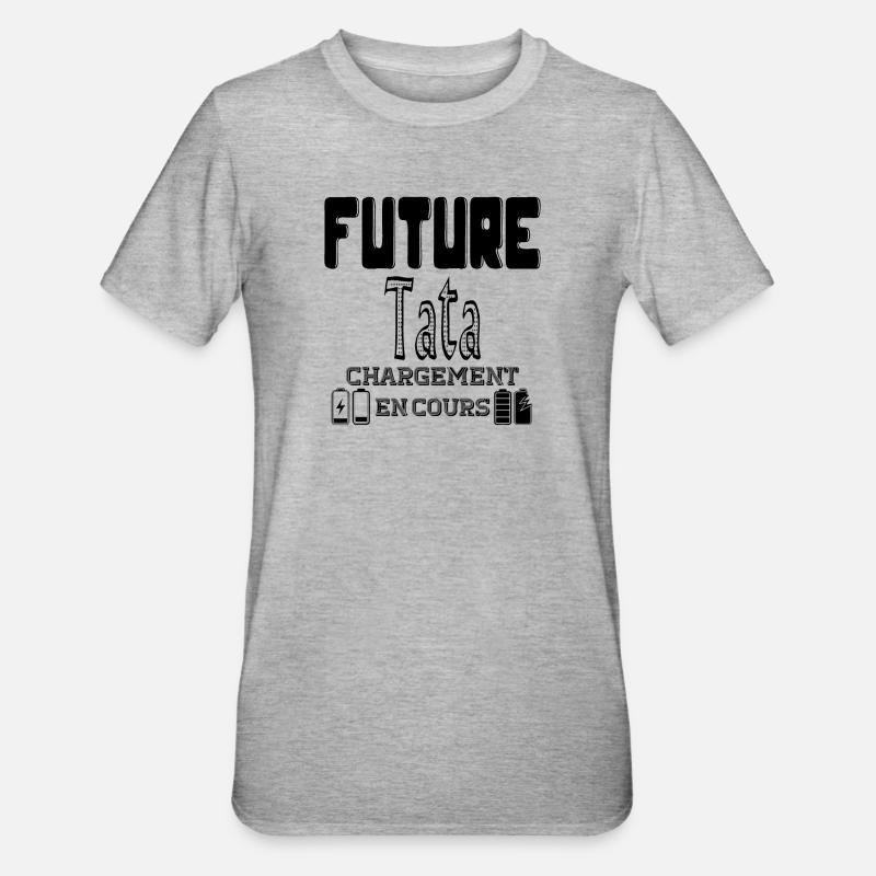 Future Tata Loading In Progress - Unisex Polycotton T-Shirt - heather grey