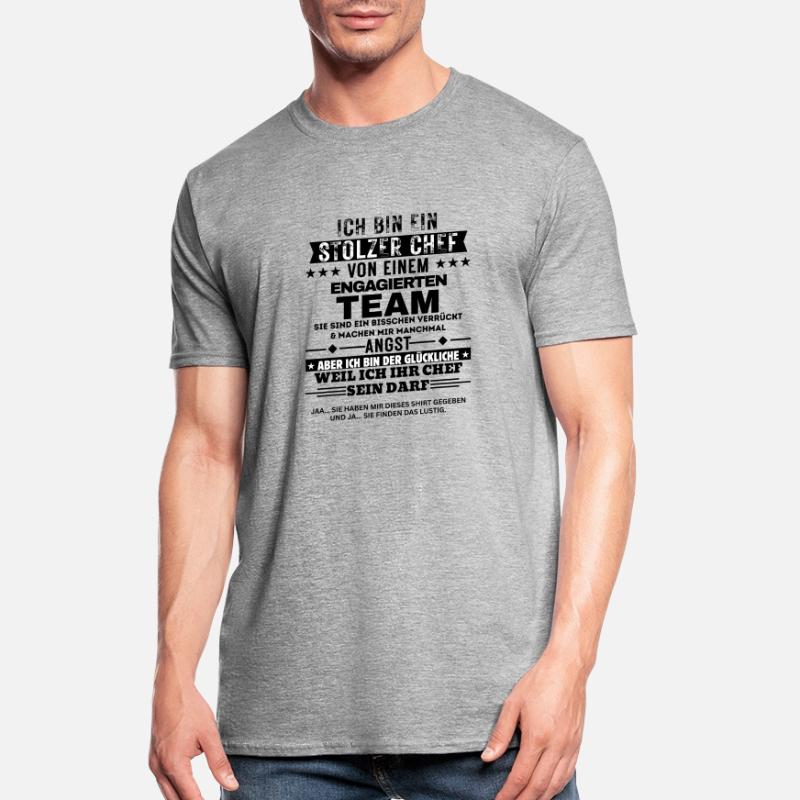 Fier patron d’une équipe dévouée T-shirt polycoton Unisexe