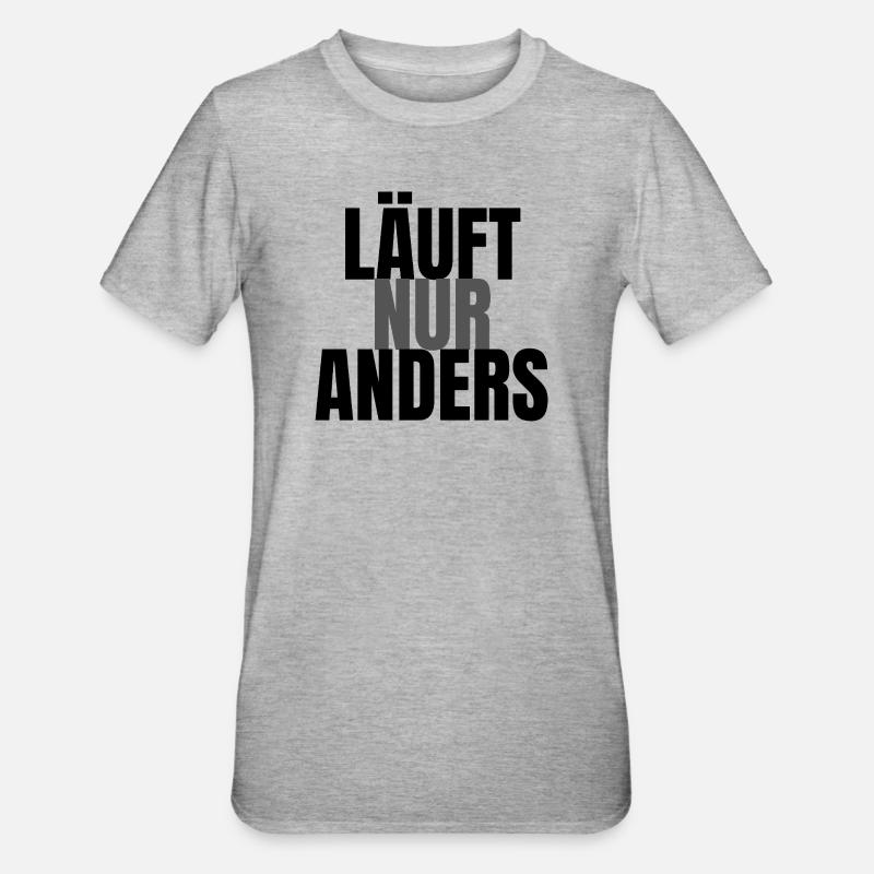 C’est juste différent - T-shirt polycoton Unisexe - gris chiné