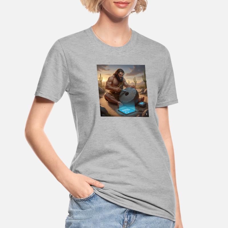 Caveman Tech Support – Das erste Tutorial Unisex Polycotton T-Shirt