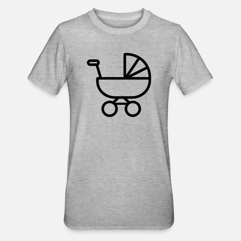 stroller_-1-stroller - Unisex Polycotton T-Shirt - heather grey