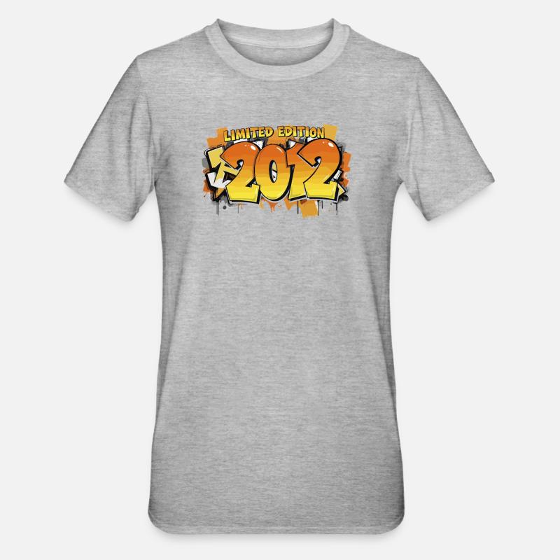 Édition limitée 2012 Graffiti - T-shirt polycoton Unisexe - gris chiné