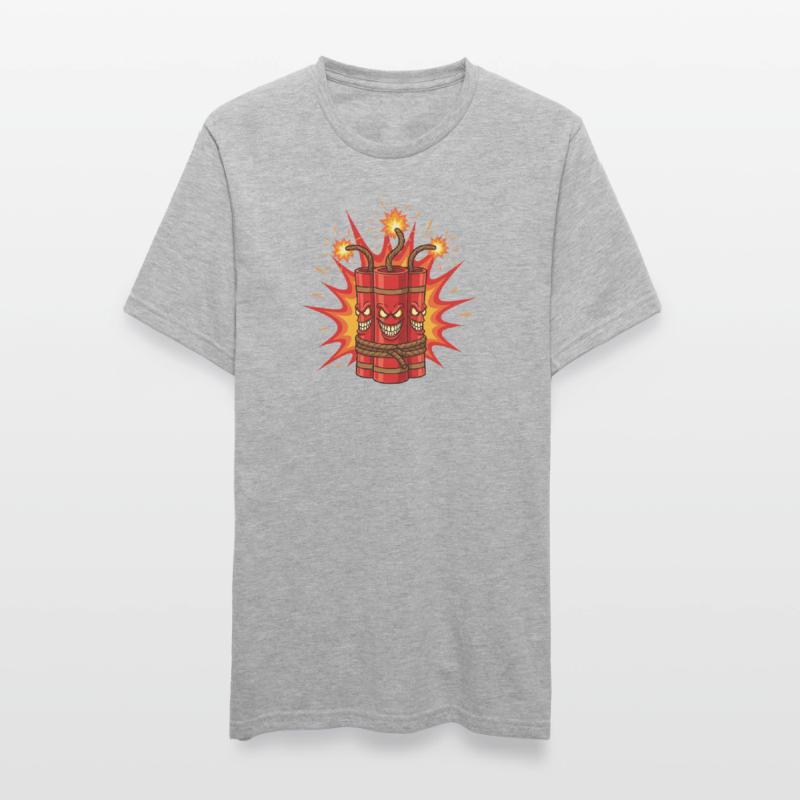 Exploding Dynamite Art Unisex Polycotton T-Shirt