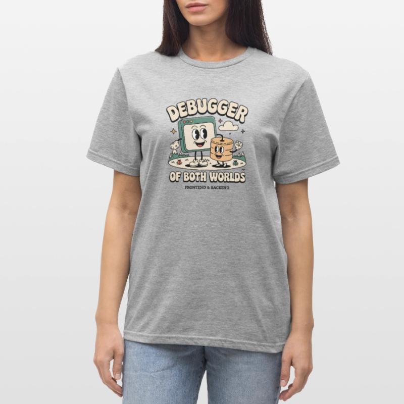 Debugger of both worlds | Debugging Dev Unisex Polycotton T-Shirt