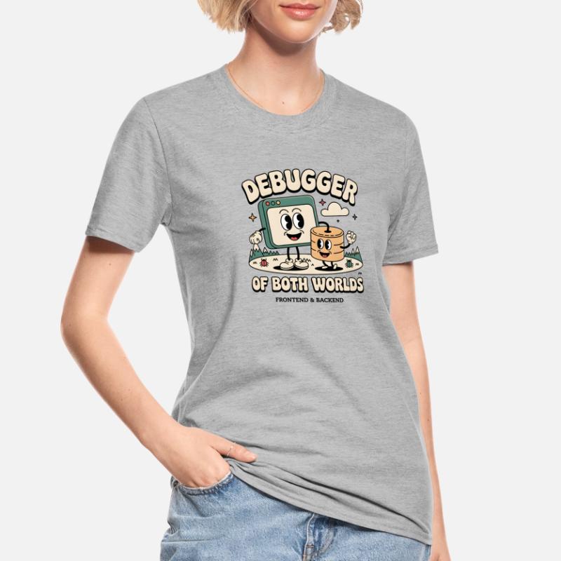 Debugger of both worlds | Debugging Dev Unisex Polycotton T-Shirt