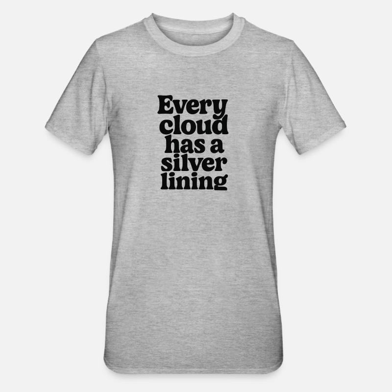 There is no evil that does not come from good - Unisex Polycotton T-Shirt - heather grey