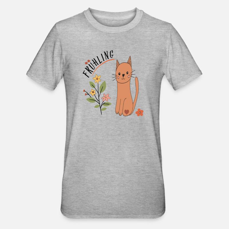 Source - T-shirt polycoton Unisexe - gris chiné