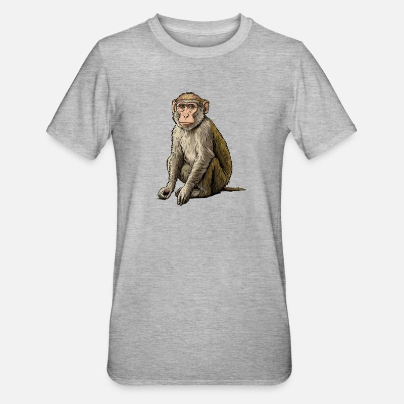Macaque Macaque - Unisex polypuuvilla-t-paita - harmaasävyinen