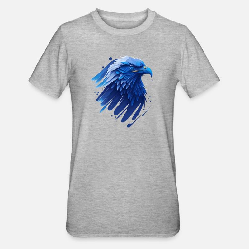 Blue Eagle - T-shirt polycoton Unisexe - gris chiné