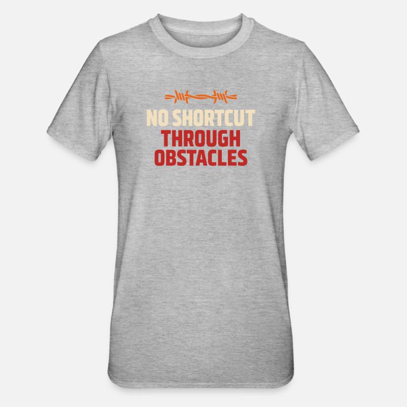 Obstacle Course Racer Obstacle Course Ocr - Unisex Polycotton T-Shirt - heather grey