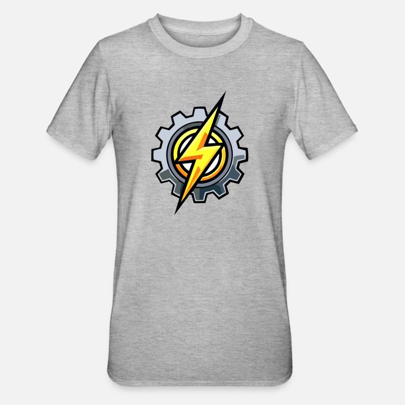 Gear Blitz – Electrical Engineering & Mechanics - Unisex Polycotton T-Shirt - heather grey