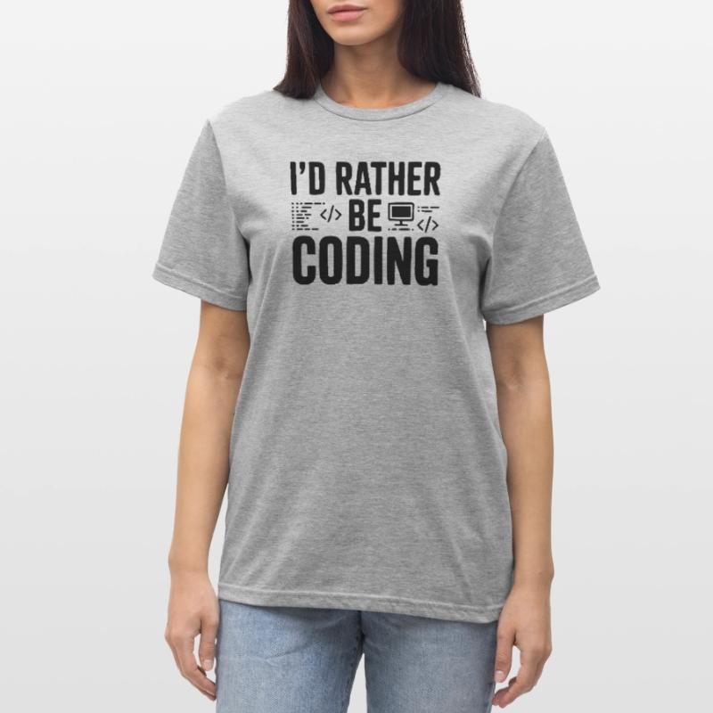 Je préfère coder T-shirt polycoton Unisexe
