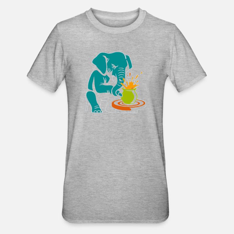 Trunk Master - Glaze Anarchy - Unisex Polycotton T-Shirt - heather grey