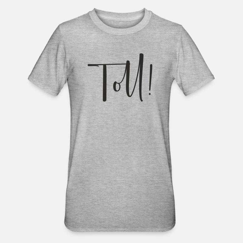 Great – Calligraphy Text Design - Unisex Polycotton T-Shirt - heather grey