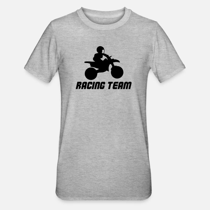 Équipe de course - T-shirt polycoton Unisexe - gris chiné